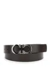 Ferragamo Reversible Belt In Black