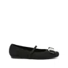 Ferragamo Square Toe Ballet Flats