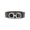 Ferragamo Black Belts Men In Black