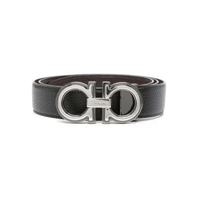 Ferragamo Black Belts Men