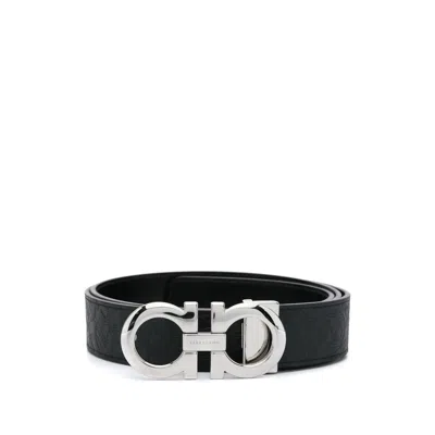 Ferragamo Black Belts Men