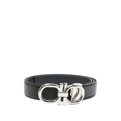 FERRAGAMO FERRAGAMO BLACK BELTS MEN