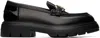 Ferragamo Brooke Loafers With Chunky Sole And Gold-tone Hardware In Black