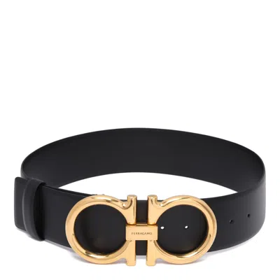 Ferragamo Black Calf Belts