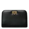 Ferragamo Rectangular Calf Leather Shoulder Bag In Black