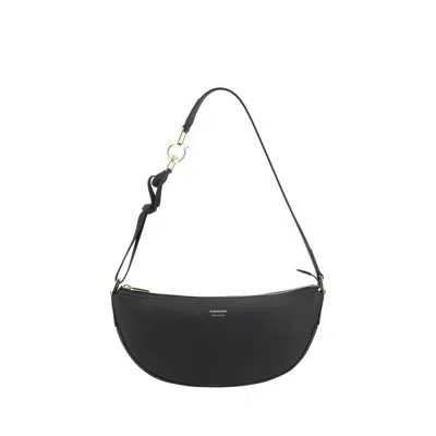 Ferragamo Black Calf Leather Bos Taurus Shoulder Women's Bag