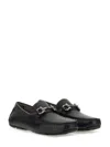 Ferragamo Black Calf Loafers