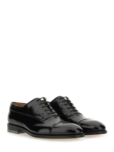 Ferragamo Black Calf Loafers