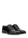 Ferragamo Black Calf Loafers In Black