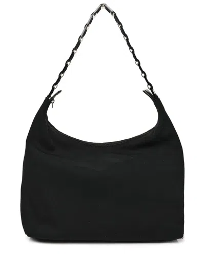 Ferragamo Black Canvas Vara Shoulder Bag (authentic Pre-loved)