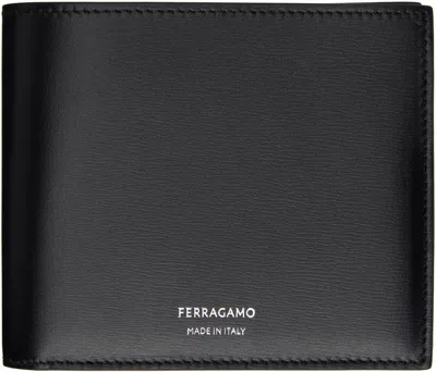 Ferragamo Black Classic Wallet In Nero