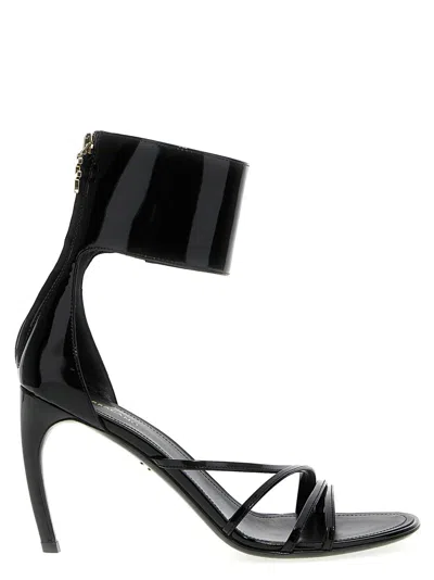 FERRAGAMO BLACK CLETHRA HEELS