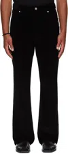 Ferragamo Corduroy Trousers In Black