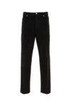 Ferragamo Monogram Five Pocket Trousers In Black
