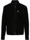 Ferragamo Cotton Jacket In 1502001 - Nero Nero