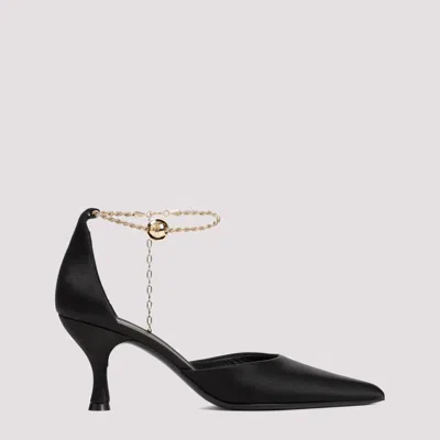 Ferragamo Black Dana 70 Pumps