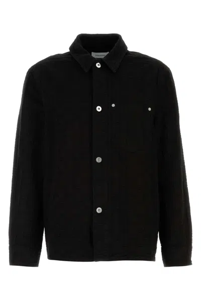 FERRAGAMO BLACK DENIM SHIRT