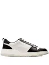 Ferragamo Suede Patch Skate Sneaker In Black