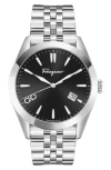 Ferragamo Classic Bracelet Watch In Stainless Steel