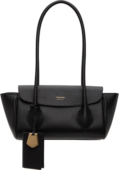 Ferragamo Black East-west S Tote