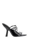 Ferragamo Altaire 105 Strappy Leather Sandals In Black