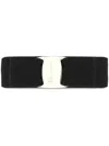 Ferragamo Haarspange Aus Seide Mit Schleife In Black