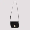 Ferragamo Small Oyster Shoulder Bag In Leather In Black