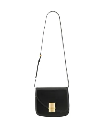Ferragamo Black Fiamma Xs Crossbody Bag