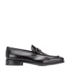 Ferragamo Black Gancini Casual Business Shoes In Black