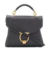 Ferragamo Gancini Top-handle Bag In Black
