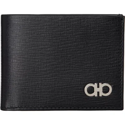 Ferragamo Black Gancini Wallet