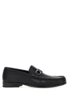 Ferragamo Salvatore  Men Dark Brown Leather Grandioso Loafers In Black