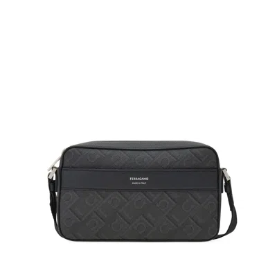 Ferragamo Monogram Shoulder Bag Rectangular Shape In Multi
