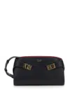 Ferragamo Hug Mini Leather Crossbody In Black