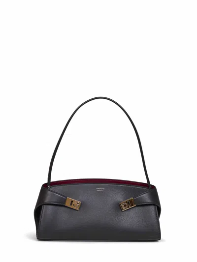 Ferragamo Black Hug East-west Shoulder Bag