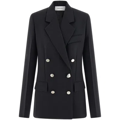 FERRAGAMO FERRAGAMO BLACK JACKETS - BLAZERS WOMEN