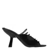 Ferragamo Altaire 105 Strappy Leather Sandals In Black