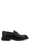 Ferragamo Contrasting-border Leather Oxford Shoes In Nero