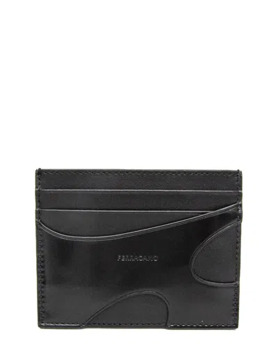 Ferragamo Black Leather Card Case (authentic Pre-loved)