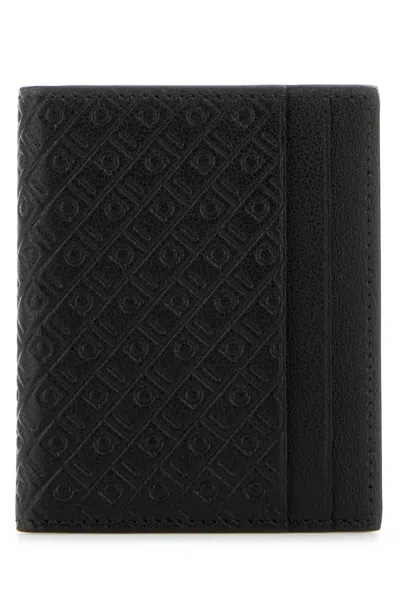 Ferragamo Black Leather Card Holder
