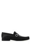 Ferragamo Mocassini Caspian In Pelle Nera Uomo In Black