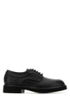 Ferragamo Logo-debossed Leather Derby Shoes