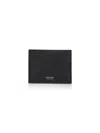 Ferragamo Classic Leather Card Case In Black
