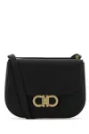 Ferragamo Black Leather Crossbody Bag