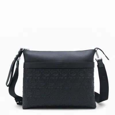 Ferragamo Black Leather Crossbody Bag