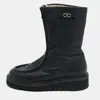 Ferragamo Euralio Genuine Shearling Lined Boot In Blue