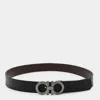Ferragamo Gancini Reversible Leather Belt