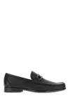 Ferragamo Grandioso Grained Leather Loafers In 002