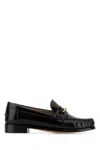 Ferragamo Black Solid Harry Loafers In Black