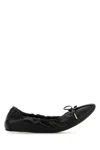 Ferragamo Ballerina Woman Ballet Flats Black Size 7 Lambskin In Black